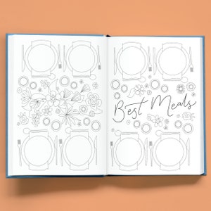 FLORAL BULLET Stil JOURNAL | Zielplaner zur Steigerung der Produktivität | Wöchentliche und monatliche Selbstpflege | 2025 bu jo Junk Journal Starterkit