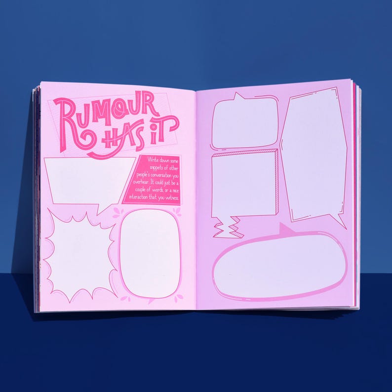 Creative Journal: Visual activity book for micro journaling, drawing prompts and writing exercises to log everyday memories and adventures image 6