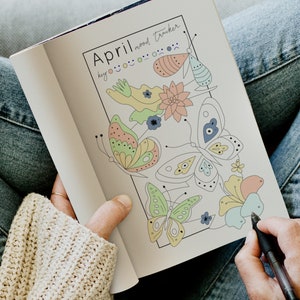 MONTHLY MOOD TRACKER | Printable Bullet Style Journal Templates | 2026 ...