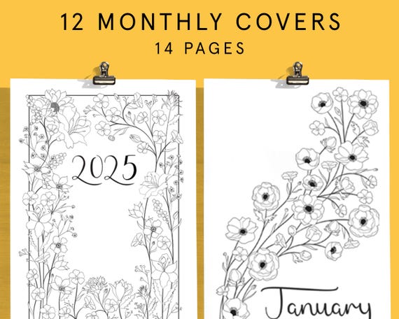 入荷now 買えない FLORAL Templates Journal Style Bullet | COVERS MONTHLY ミュージシャン