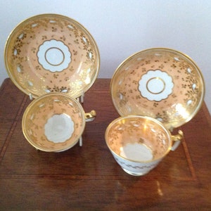 Antique Ridgway cups and saucers