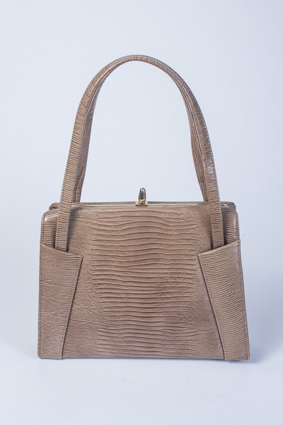 Berne of California Faux Crocodile Ladies Handbag