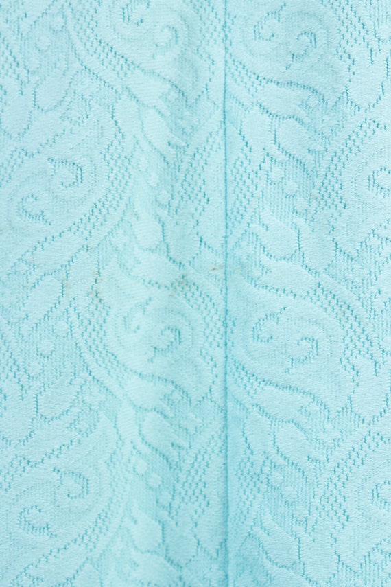 Teal Blue Short Formal Dress with Bead Detail, 60… - image 8