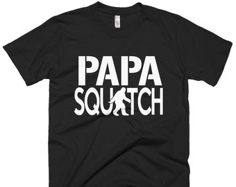 Papa Squatch Shirt - Sasquatch Bigfoot Shirts Gifts for Dad Father's Day