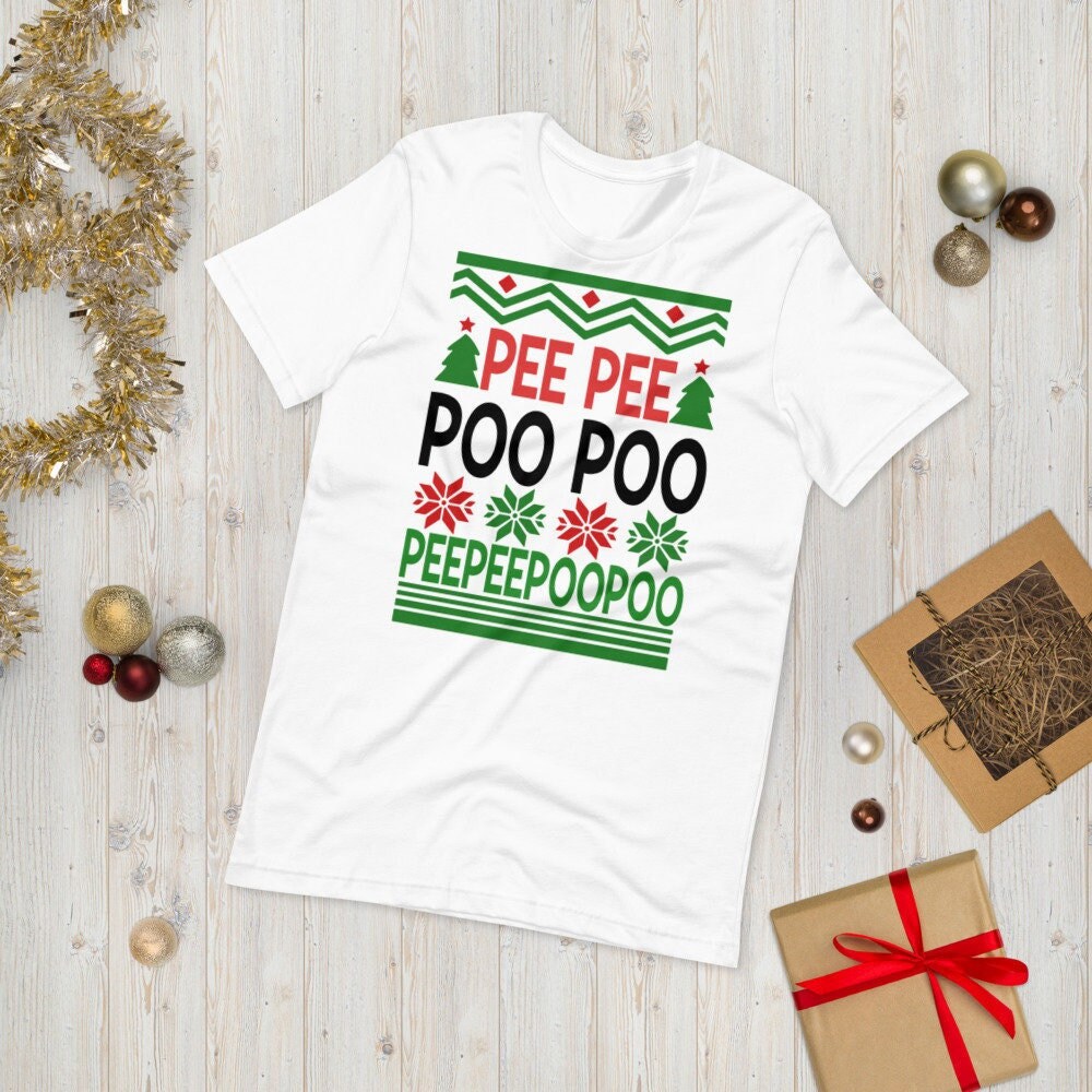 Pee Pee Poo Poo Ugly Christmas Sweater 