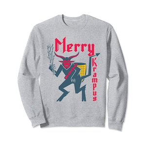 Merry Krampus Ugly Christmas Sweater Sweatshirt Unisex