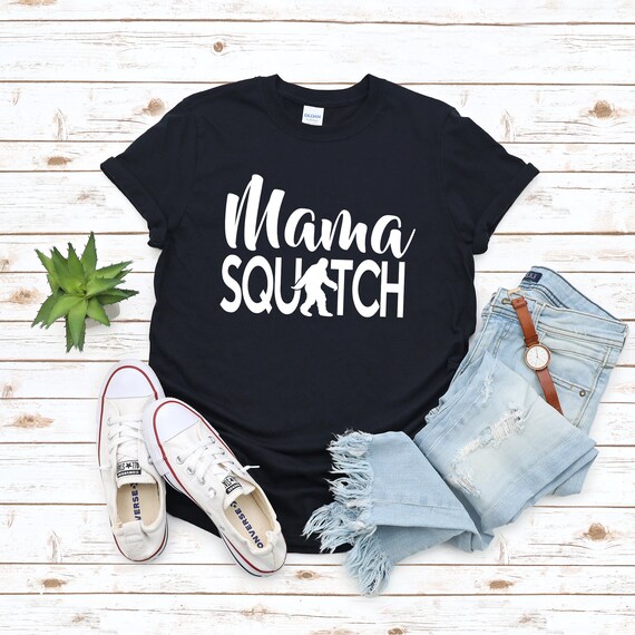 Mama Squatch Shirt Bigfoot Sasquatch Mother's Day Gifts, Funny Gifts for Mom