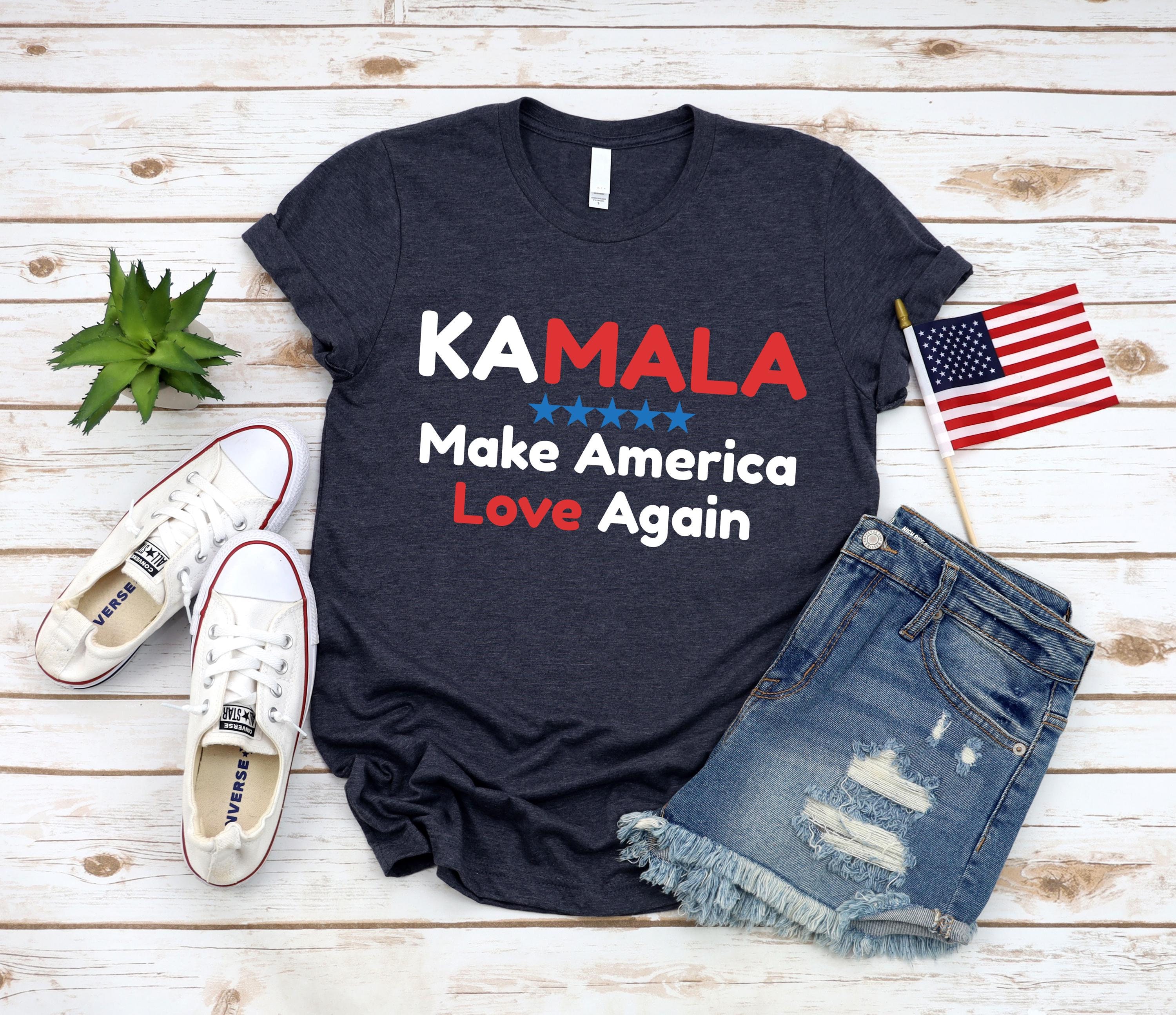 Kamala Harris 2024 MALA Make America Love Again Unisex T-shirt - Etsy