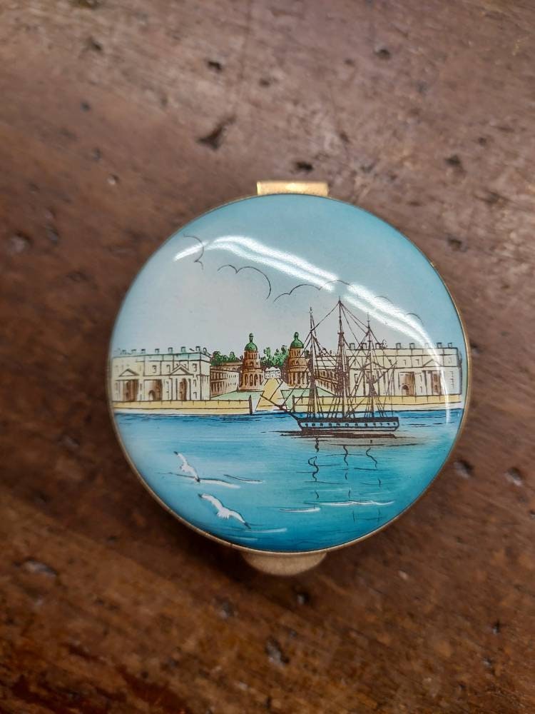 Staffordshire Enamel Box - Etsy