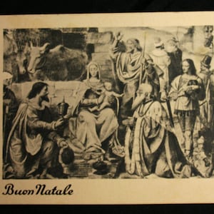 Cartolina vintage - Auguri -Buon Natale