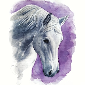 Ritratto di cavallo dipinto personalizzato da foto Regalo per addestratore di cavalli Decorazione equestre per la casa Arte equestre personalizzata Illustrazione di cavallo Memoriale di cavallo