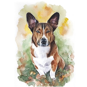 Ritratto personalizzato di un cane da una foto Regalo commemorativo per cane Regalo per amanti dei cani Illustrazione personalizzata di un cane Dipinto personalizzato di un cane Proprietario di un cane