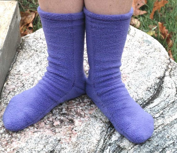 PDF Pattern SOCKS Polar Fleece Socks Socks Sewing Pattern