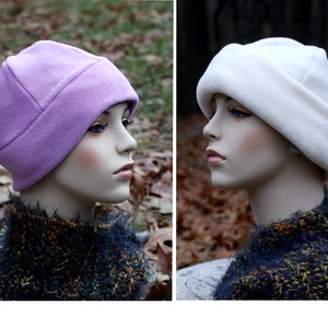 PDF 2 hats PATTERN, polar fleece cap , hat