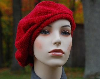 PDF PATTERN  BERET, Tam, hat pattern, beret pattern, tam sewing pattern