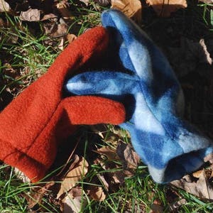 PDF Pattern, Children&#39;s mittens Pattern PDF, polar fleece mittens, childrens fleece mittens
