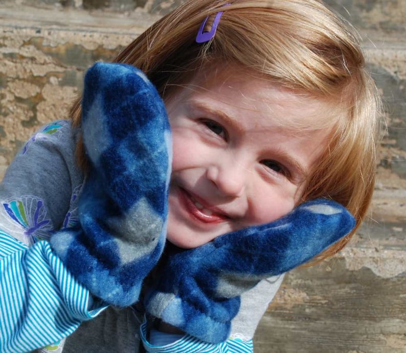 PDF Pattern Children's mittens Pattern PDF polar fleece Etsy
