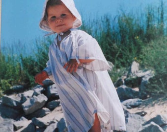 PDF Pattern  Toddler Sun Dress, kids sun hat, kids beach dress toddler beach dress