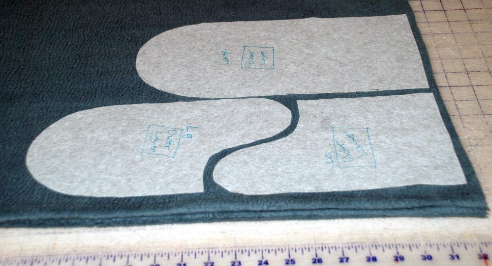 Full Size Mitten Pattern PDF PATTERN LARGE Mittens, Double Layer Fleece Mitten - Etsy