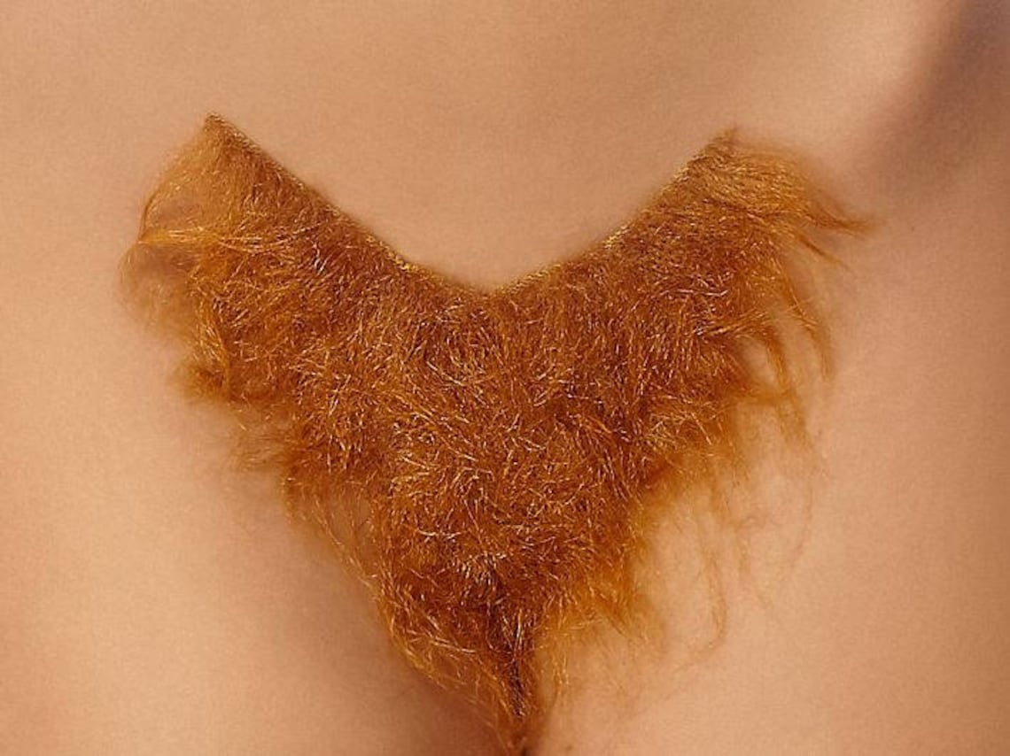 Realistic Big V Ginger Merkin Pubic Decoration 022m Lb V Etsy