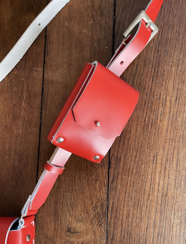Mini Module Collection LUTI Bag Cherry Red Leather
