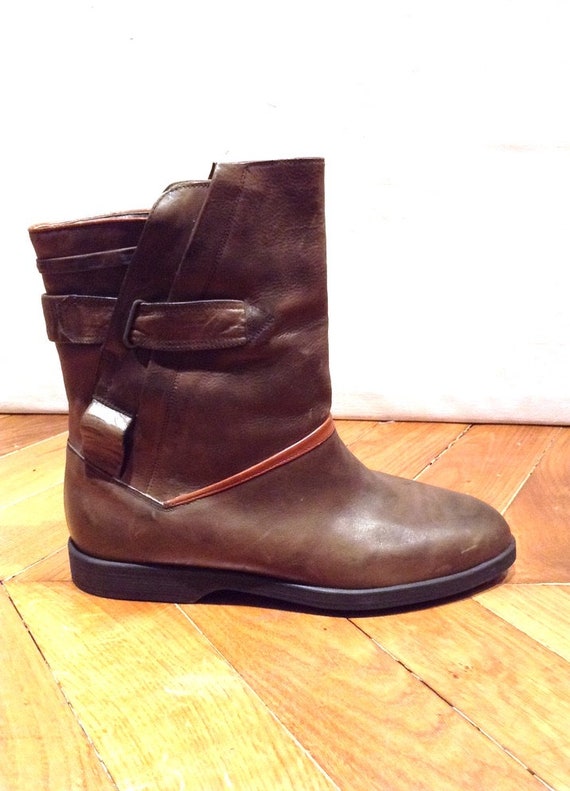 mens leather ankle boots uk