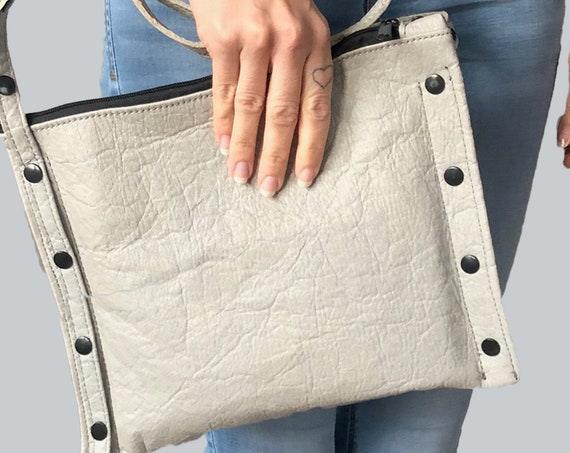 Handbag Crossover bag made of PINATEX® different colours ∣BAG#153