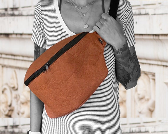 Handbag Belt bag Hip BAG Fannybag Crossover bag made of PINATEX® different sizes and colors Unisex∣BAG#122