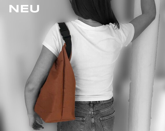 HOBOBAG large handbag bag made of PINATEX® with handle also to hang around ∣BAG#171