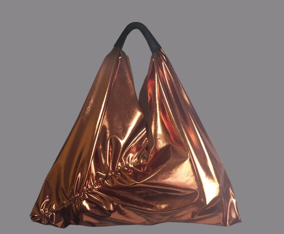 TRAPEZ Bag Shopper tote bag copper metalic ∣BAG#96