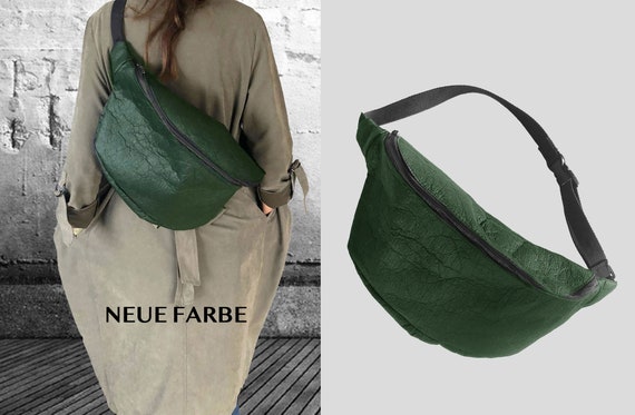 Large handbag belt bag xl crossover bag PINATEX® Unisex∣BAG#122