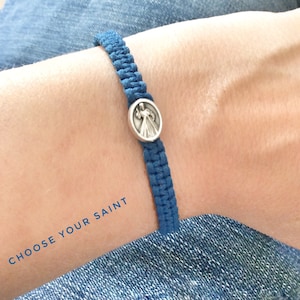 Catholic bracelet, Divine Mercy,  st Michael bracelet, St Francis, St Gerard, Christian bracelet, St Michael, Padre Pio, St Clare