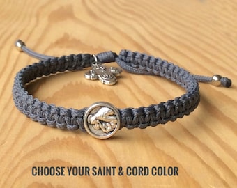 St Anthony bracelet, catholic bracelet, saint bracelet, St Rita, St Anthony medal, patron saint of help, saint of miracles, St Joseph