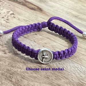 Pulsera Espíritu Santo, Pulsera Católica, San Gerardo, San Miguel, Regalo de Confirmación, Santa Teresa, San José, María desatadora de nudos, San Francisco