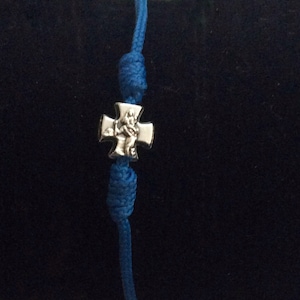 St Christopher bracelet, Cross bracelet, Patron Saint of Travel, Gift for Drivers, Christian bracelet, Faith Bracelet, Catholic bracelet