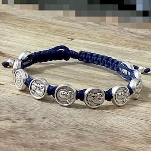 St padre pio bracelet, perpetual help bracelet, catholic saints, saints bracelet, catholic jewelry, catholic bracelet, protection bracelet
