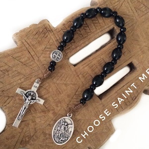 Pocket rosary, One decade rosary, Wooden rosary, Rosary tenner, Catholic rosary, Rosary Chaplet, Chaplets, Confirmation gifts, Mini rosary