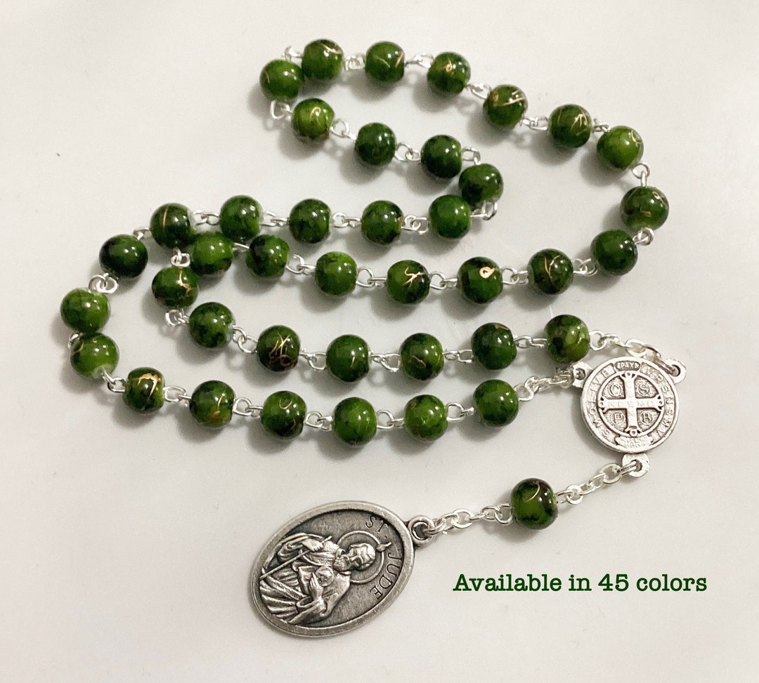 St. Jude 40-bead Prayer Chaplet, Patron Saint of Finances & Lost Causes ...