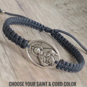 St Jude bracelet, Saint Judas Thaddeus, San Judas bracelet, protection bracelet, Patron Saint, Catholic Adjustable bracelet, San Judas Tadeo