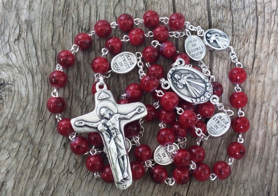  Catholic Black Rosary Black Beads Prayer Rosaries Necklace with  Jesus Crucifix, Rosary Beads Catholic Gifts: Clothing, Shoes & Jewelry