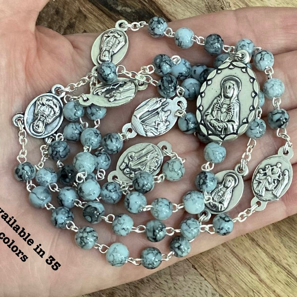 Seven Sorrows Rosary, Mater Doloresa Chaplet, Sorrowful Rosary, Our Lady of  Sorrows