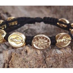 rosary bracelet, miraculous medal, blessing bracelet, saint bracelet, virgin mary bracelet, rosary bracelet, saint medal bracelet