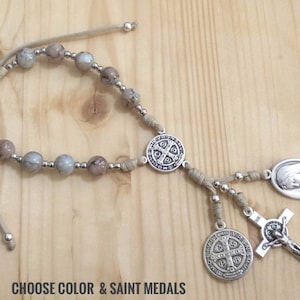 St Benedict St Michael Home Protection and Blessing Door Hanger, House Blessing, Rear View Hanger, Car Rosary, Blessings for Your Home