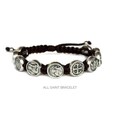 Saint Catholic bracelet, all saints bracelet, Miraculous medal, saint medal, christian bracelet, saint bracelet, catholic wristbands