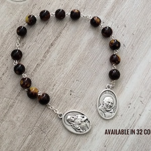 Padre Pio Chaplet - Padre St Pio Chaplet, St Padre Pio Rosary, St Pio Medal, Catholic Chaplet, Handmade Rosary