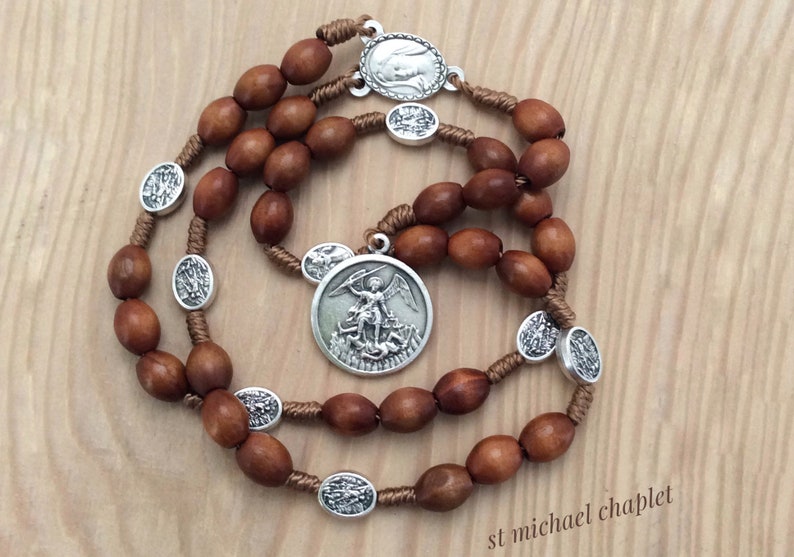St Michael Chaplet / Saint Michael Rosary / Prayer beads / | Etsy
