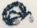 St Michael Chaplet Saint Michael Rosary Prayer Beads Wooden Rosary Patron of  Military Police Officer Gift Blue Rosary Catholic Chaplet 