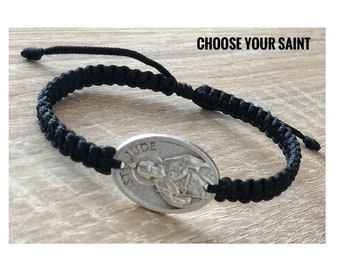 St Jude bracelet, Saint Judas Thaddeus, San Judas bracelet, protection bracelet, Patron Saint, Catholic Adjustable bracelet, San Judas Tadeo