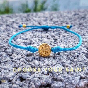 St benedict medal bracelet, st anthony, St Francis, Padre Pio, st Michael bracelet, Saint Gerard, christian bracelet, patron saint