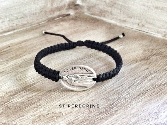 St Peregrine bracelet Patron saint of Cancer Patients | Etsy